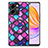 Funda Silicona Goma de Cuero Carcasa con Magnetico S01D para Huawei Honor 80 SE 5G