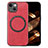 Funda Silicona Goma de Cuero Carcasa con Magnetico S02D para Apple iPhone 14