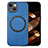 Funda Silicona Goma de Cuero Carcasa con Magnetico S02D para Apple iPhone 14