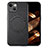 Funda Silicona Goma de Cuero Carcasa con Magnetico S02D para Apple iPhone 14