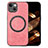 Funda Silicona Goma de Cuero Carcasa con Magnetico S02D para Apple iPhone 14