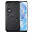 Funda Silicona Goma de Cuero Carcasa con Magnetico S02D para Huawei Honor 80 Pro 5G