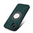 Funda Silicona Goma de Cuero Carcasa con Magnetico S07D para Apple iPhone 14