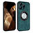 Funda Silicona Goma de Cuero Carcasa con Magnetico S07D para Apple iPhone 14 Pro