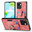 Funda Silicona Goma de Cuero Carcasa SD1 para Realme C30s