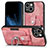 Funda Silicona Goma de Cuero Carcasa SD11 para Apple iPhone 13