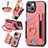 Funda Silicona Goma de Cuero Carcasa SD12 para Apple iPhone 13