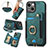 Funda Silicona Goma de Cuero Carcasa SD12 para Apple iPhone 13