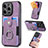 Funda Silicona Goma de Cuero Carcasa SD12 para Apple iPhone 13 Pro Max