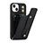 Funda Silicona Goma de Cuero Carcasa SD14 para Apple iPhone 13