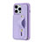 Funda Silicona Goma de Cuero Carcasa SD14 para Apple iPhone 13 Pro Max