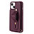 Funda Silicona Goma de Cuero Carcasa SD14 para Apple iPhone 14