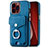 Funda Silicona Goma de Cuero Carcasa SD16 para Apple iPhone 13 Pro Max