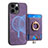 Funda Silicona Goma de Cuero Carcasa SD17 para Apple iPhone 15 Pro Max