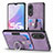 Funda Silicona Goma de Cuero Carcasa SD2 para Oppo A58 5G