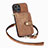 Funda Silicona Goma de Cuero Carcasa SD3 para Apple iPhone 13