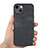 Funda Silicona Goma de Cuero Carcasa SD3 para Apple iPhone 14