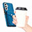 Funda Silicona Goma de Cuero Carcasa SD3 para Samsung Galaxy Jump3 5G