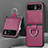 Funda Silicona Goma de Cuero Carcasa SD4 para Motorola Moto Razr 40 5G