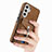 Funda Silicona Goma de Cuero Carcasa SD4 para Samsung Galaxy Jump3 5G