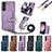 Funda Silicona Goma de Cuero Carcasa SD4 para Samsung Galaxy S24 5G