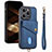 Funda Silicona Goma de Cuero Carcasa SD5 para Apple iPhone 13 Pro Max