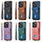 Funda Silicona Goma de Cuero Carcasa SD5 para Apple iPhone 13 Pro Max