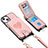 Funda Silicona Goma de Cuero Carcasa SD5 para Apple iPhone 14