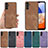 Funda Silicona Goma de Cuero Carcasa SD5 para Samsung Galaxy Jump3 5G