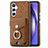 Funda Silicona Goma de Cuero Carcasa SD5 para Samsung Galaxy Quantum4 5G