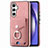 Funda Silicona Goma de Cuero Carcasa SD5 para Samsung Galaxy Quantum4 5G