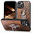 Funda Silicona Goma de Cuero Carcasa SD6 para Apple iPhone 14