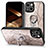 Funda Silicona Goma de Cuero Carcasa SD6 para Apple iPhone 14