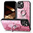 Funda Silicona Goma de Cuero Carcasa SD6 para Apple iPhone 14