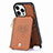 Funda Silicona Goma de Cuero Carcasa SD7 para Apple iPhone 13 Pro Max