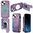 Funda Silicona Goma de Cuero Carcasa SD8 para Apple iPhone 14