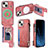 Funda Silicona Goma de Cuero Carcasa SD8 para Apple iPhone 14