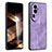 Funda Silicona Goma de Cuero Carcasa YZ1 para Oppo Reno10 Pro+ Plus 5G