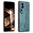 Funda Silicona Goma de Cuero Carcasa YZ1 para Oppo Reno10 Pro+ Plus 5G