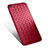 Funda Silicona Goma de Cuero W02 para Apple iPhone 6 Plus Rojo