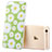 Funda Silicona Goma Flores para Apple iPhone 6 Verde