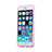 Funda Silicona Goma Mate para Apple iPhone 6 Plus Rosa