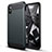 Funda Silicona Goma Mate para Apple iPhone Xs Max Verde