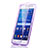 Funda Silicona Transparente Cubre Entero para Samsung Galaxy Grand Prime SM-G530H Morado