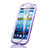 Funda Silicona Transparente Cubre Entero para Samsung Galaxy S3 III i9305 Neo Morado