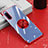 Funda Silicona Ultrafina Carcasa Transparente con Magnetico Anillo de dedo Soporte para Sony Xperia 10 III Lite