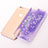 Funda Silicona Ultrafina Carcasa Transparente Flores T01 para Apple iPhone 6