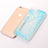 Funda Silicona Ultrafina Carcasa Transparente Flores T01 para Apple iPhone 6