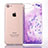 Funda Silicona Ultrafina Carcasa Transparente Flores T01 para Apple iPhone SE (2020)