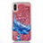 Funda Silicona Ultrafina Carcasa Transparente Flores T04 para Apple iPhone X